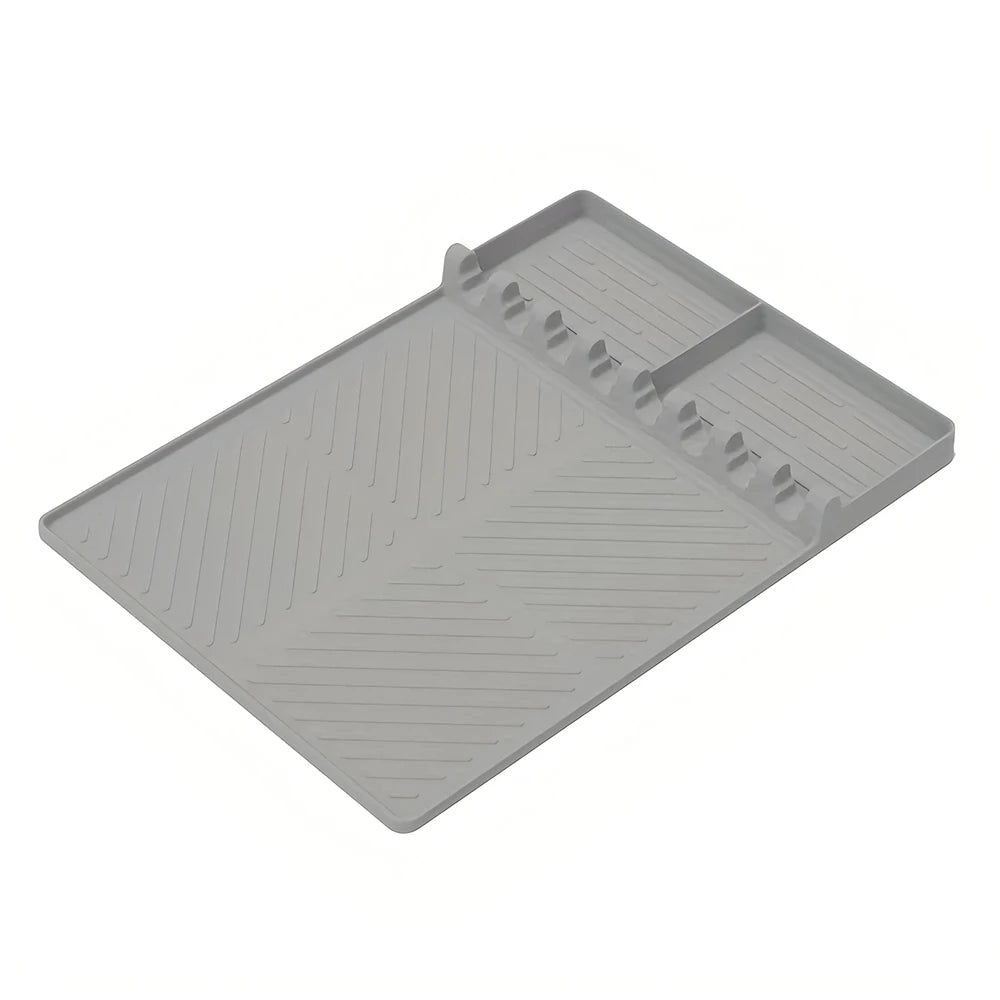 1PC,Silicone Grill Mat Mat Drip Pad Spatula Mat Food Grade BBQ Pad Outdoor Grill Kitchen Grill Side Shelf Tools Griddle Tools