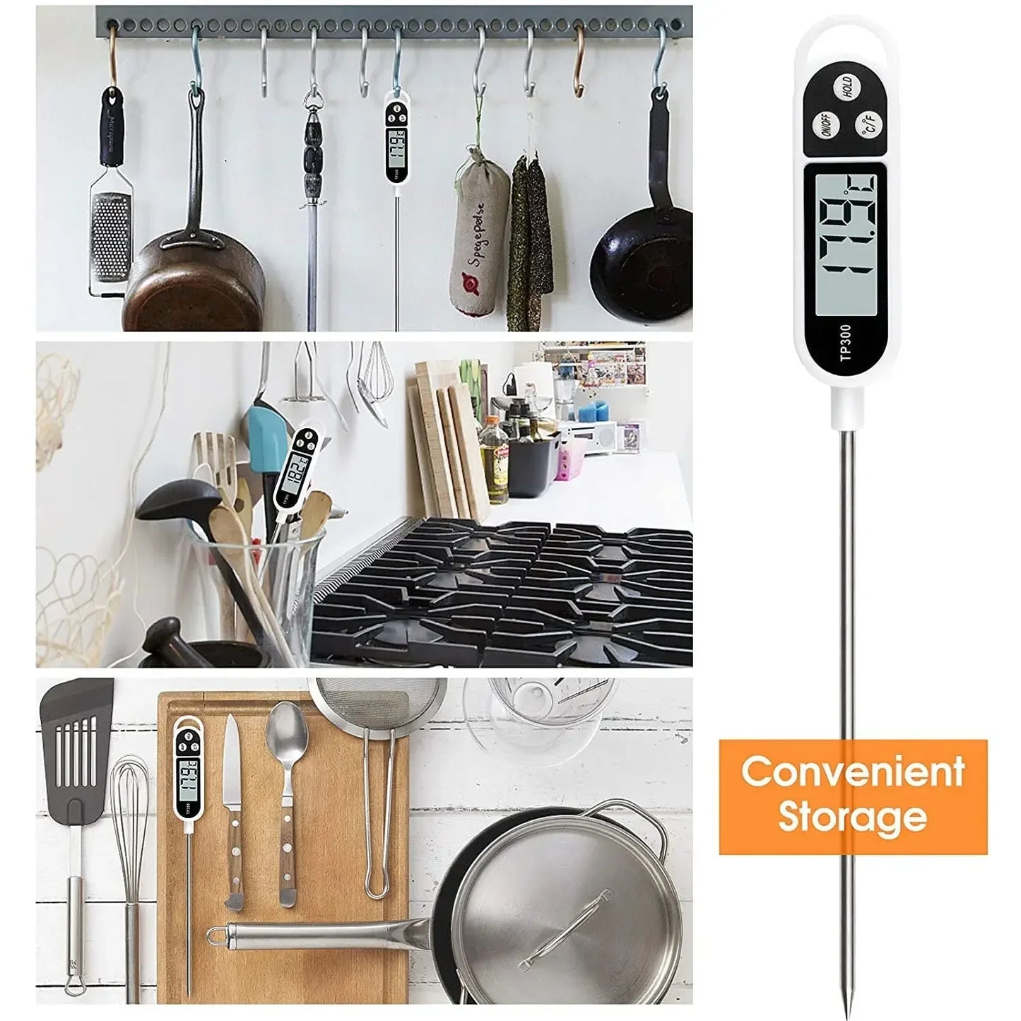 Digital meat thermometer