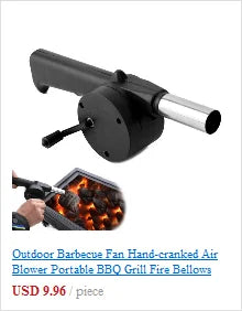 Indoor Outdoor BBQ Smoker Box for Gas Grill Charcoal Wood Chips Meat Smoking Flavor Accessories