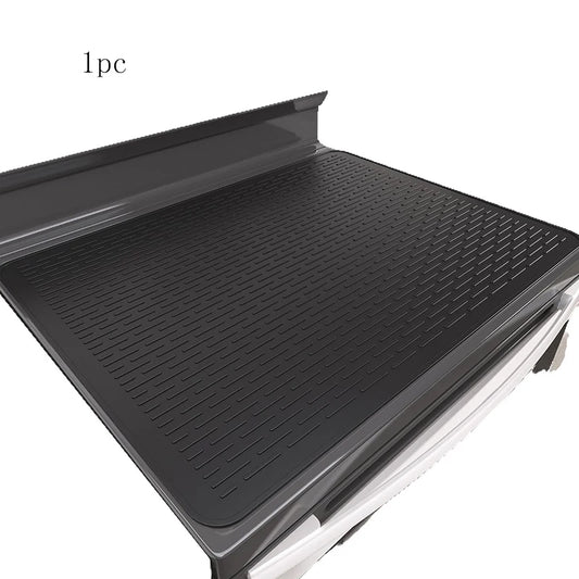 Extra-Large Silicone Cooktop Protector 71x51cm Black - Multi-Use Mat for Electric Stove Glass Ceramic & Oven