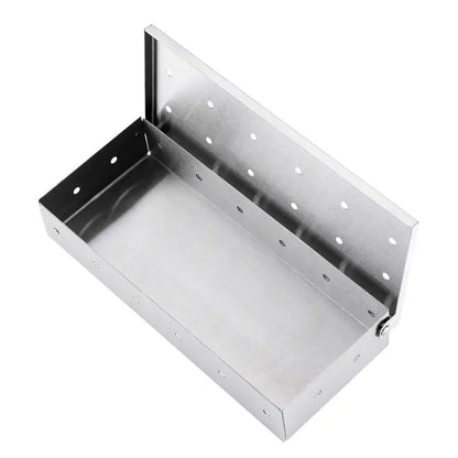 Indoor Outdoor BBQ Smoker Box for Gas Grill Charcoal Wood Chips Meat Smoking Flavor Accessories
