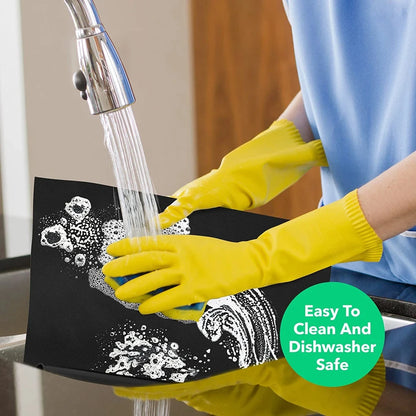 3-10 Pcs Non-stick BBQ Grill Mat 40*33cm Baking Mat BBQ Tools Cooking Grilling Sheet Heat Resistance Easily Cleaned Kitchen Tool