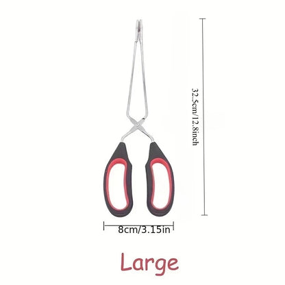 BBQ Tools Barbecue Scissor Tongs Grilled Food Tong Long Handle Scissor BBQ Bread Roast Clip Kitchen Baking Tongs BBQ Accessories