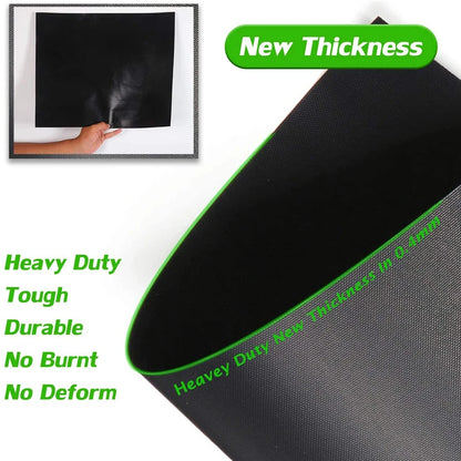 3-10 Pcs Non-stick BBQ Grill Mat 40*33cm Baking Mat BBQ Tools Cooking Grilling Sheet Heat Resistance Easily Cleaned Kitchen Tool