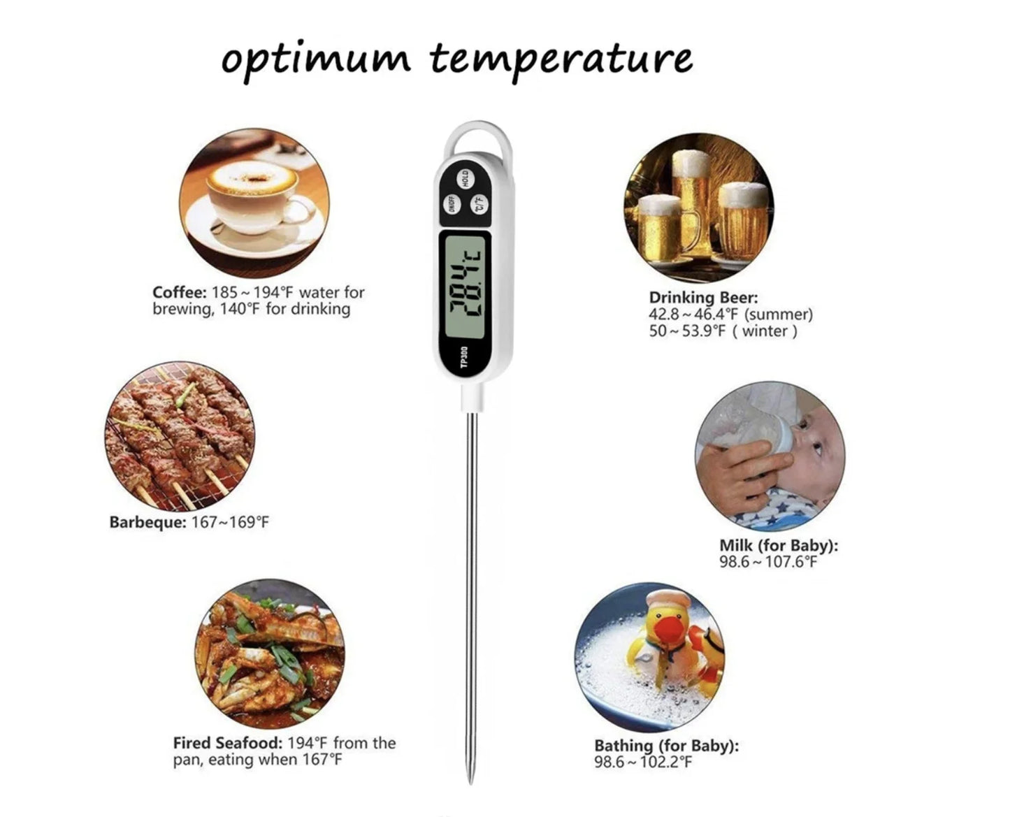 Digital meat thermometer