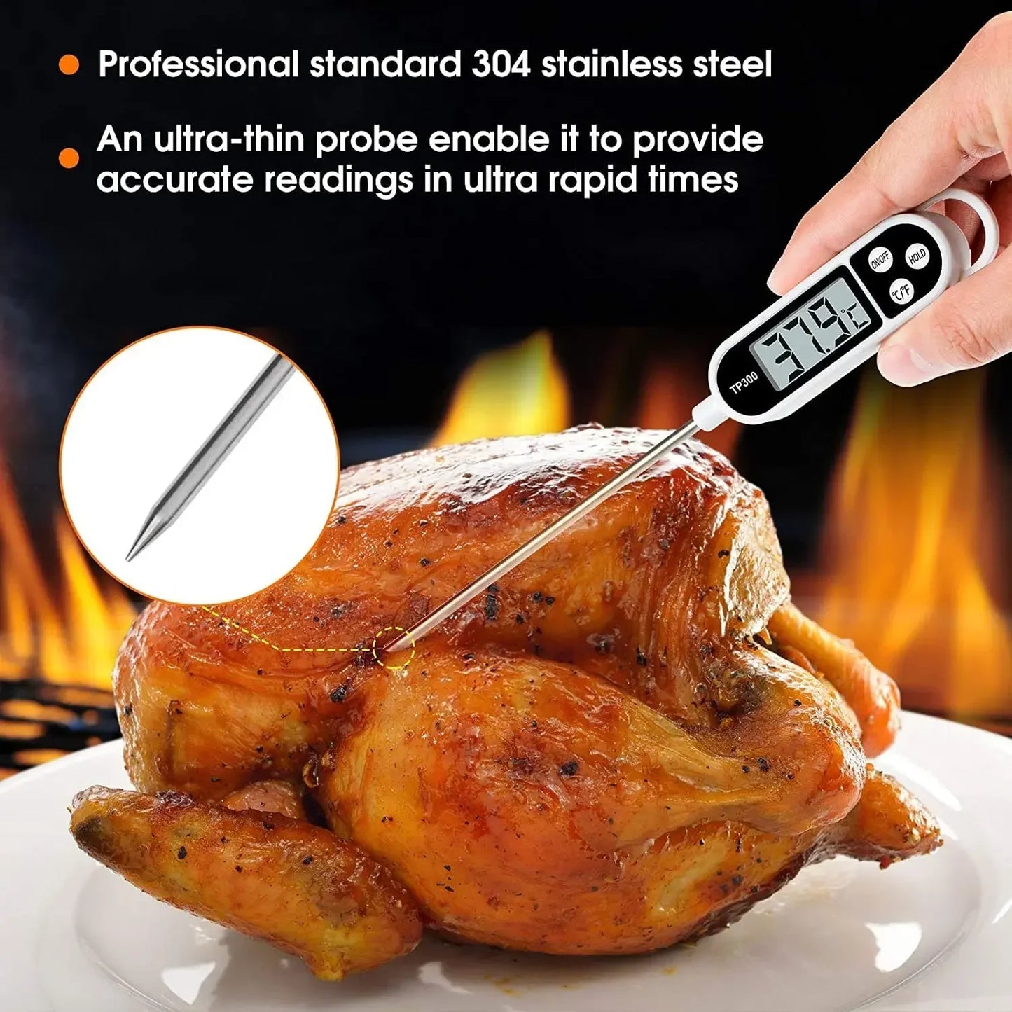 Digital meat thermometer